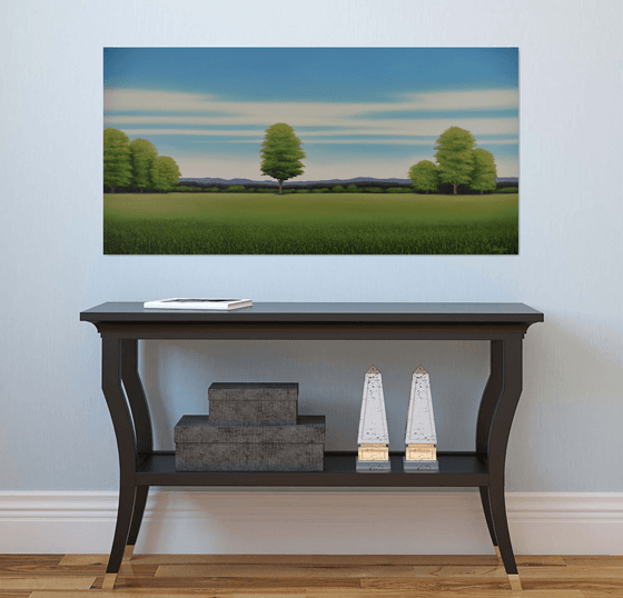 Countryside Trees - Blue Sky