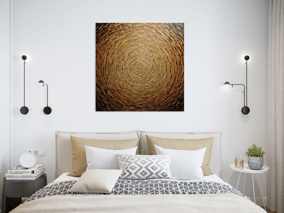 Large cream copper radiance