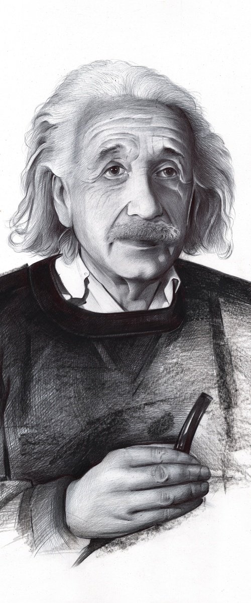 Albert Einstein by Daria Maier