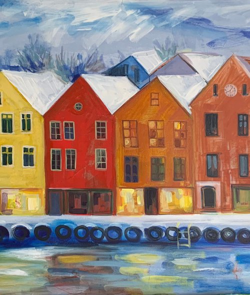 Norway cityscape by Olga Pascari