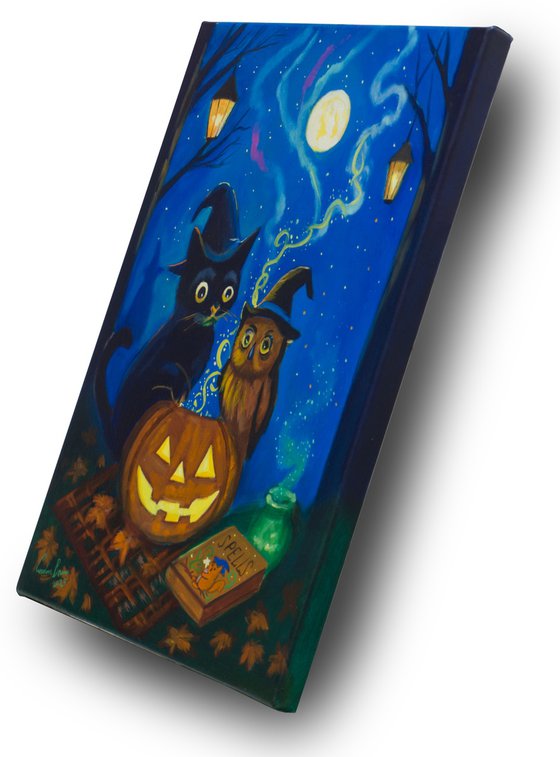 The Witch’s Companions at Halloween