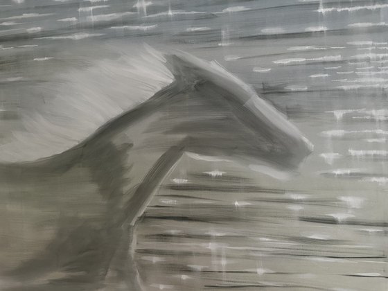 White Horse in the Mist