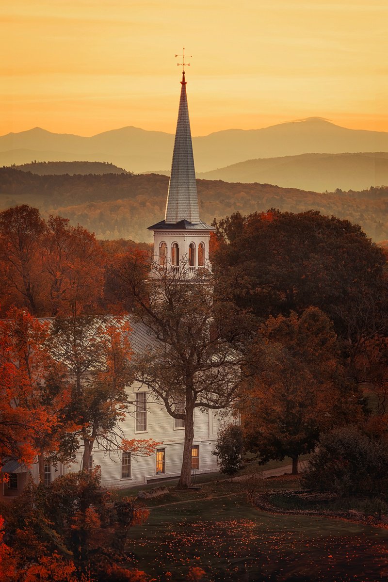 Photograph , Dawn In Peacham Vermont By Francois De Melogue, 17 X 25, Artwork For Sale On Artfinder