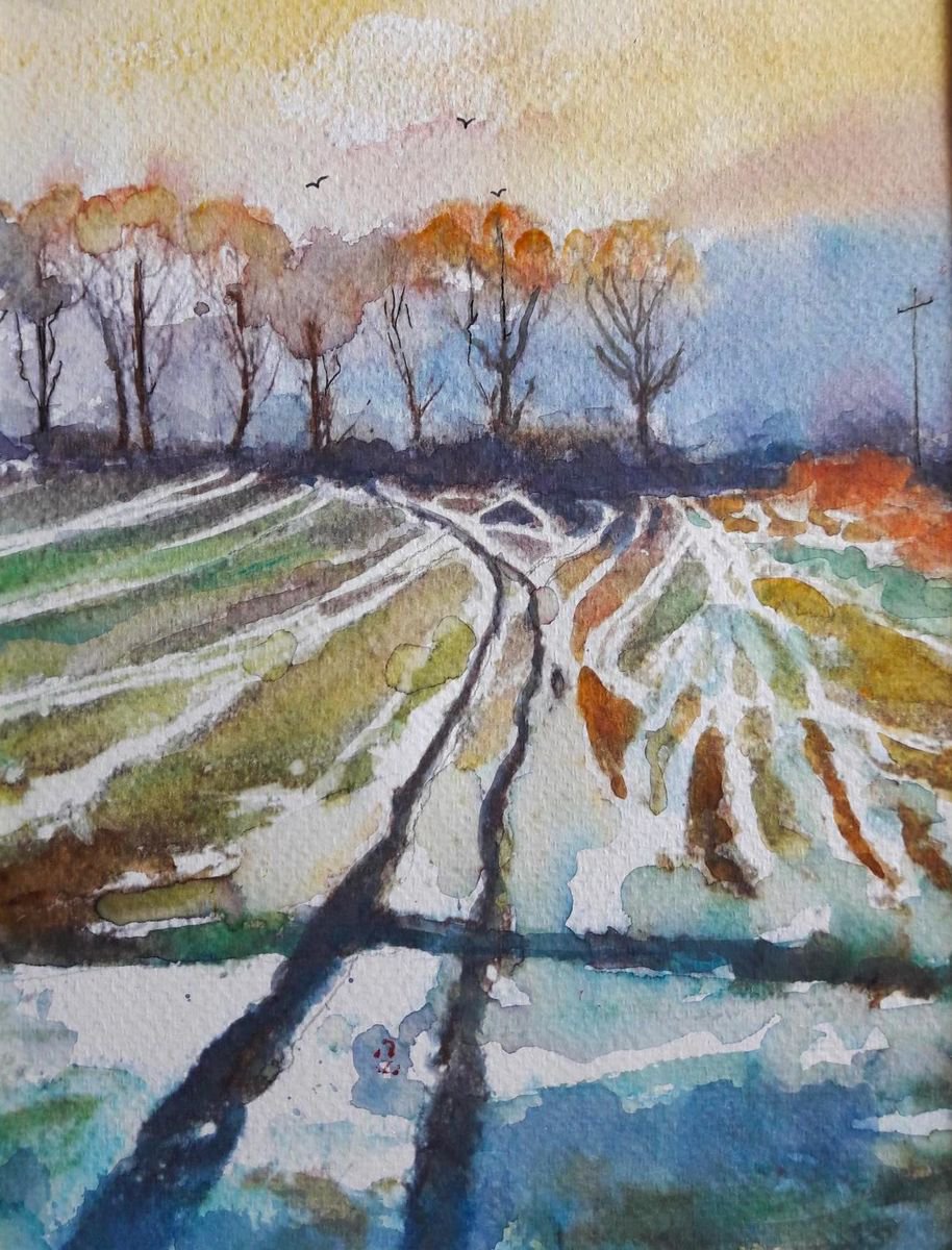 Winter Fields by Teresa Tanner
