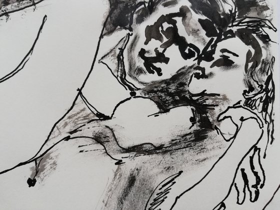 Lovers- Erotic Drawing