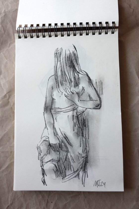 Sketch of a girl 4