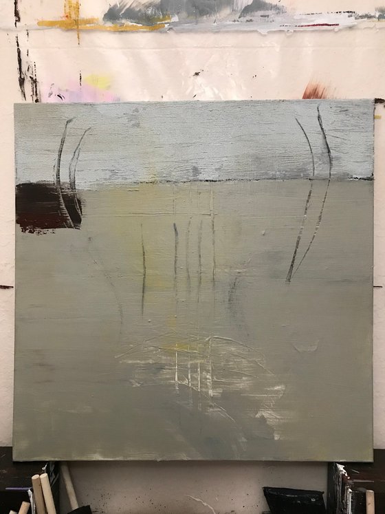 Let It Begin Again Minimalist Painting