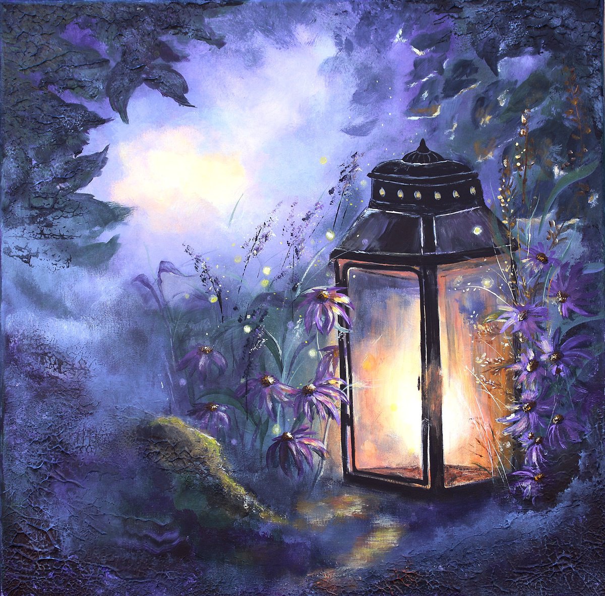 The Magic Lantern By Katerina Koroleva, 20 X 20, Artwork For Sale On Artfinder