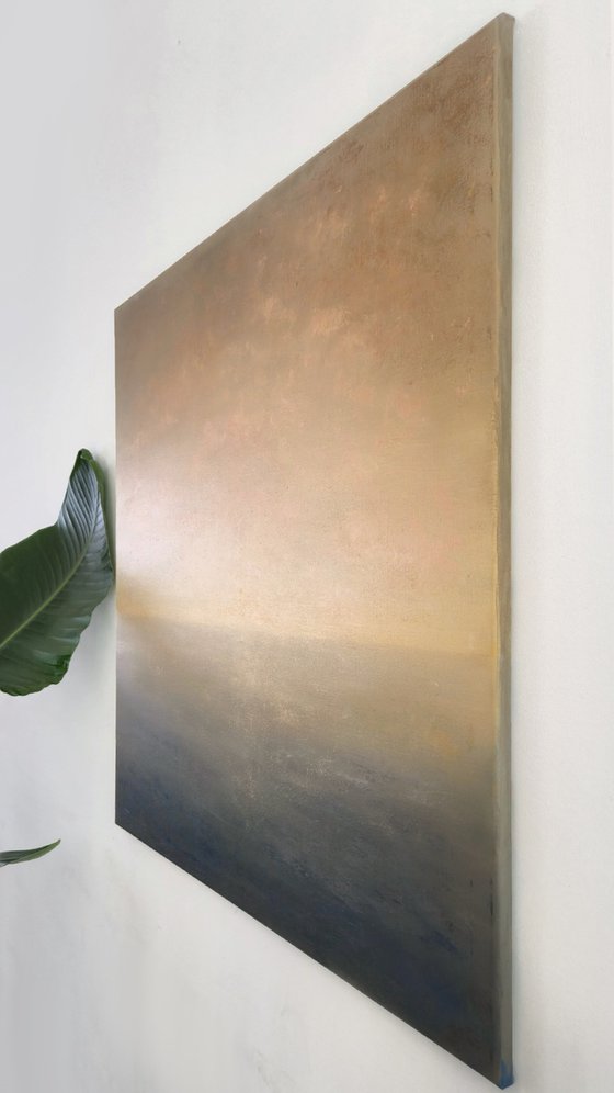Zero Dawn, minimalist seascape