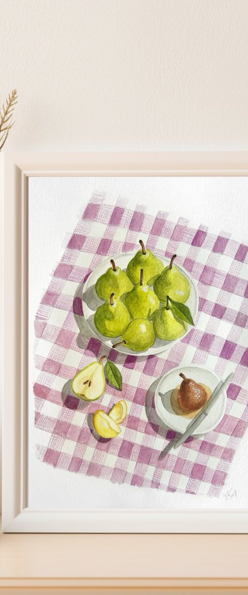 Pear picnic by Amelia Taylor