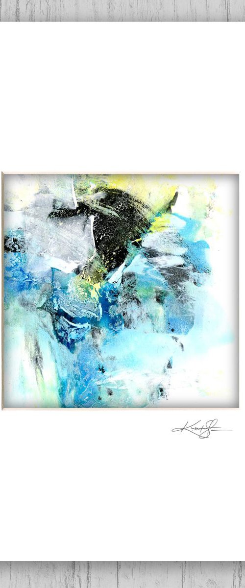 Abstract Dreams 46 - Mixed Media Abstract Painting in mat by Kathy Morton Stanion by Kathy Morton Stanion