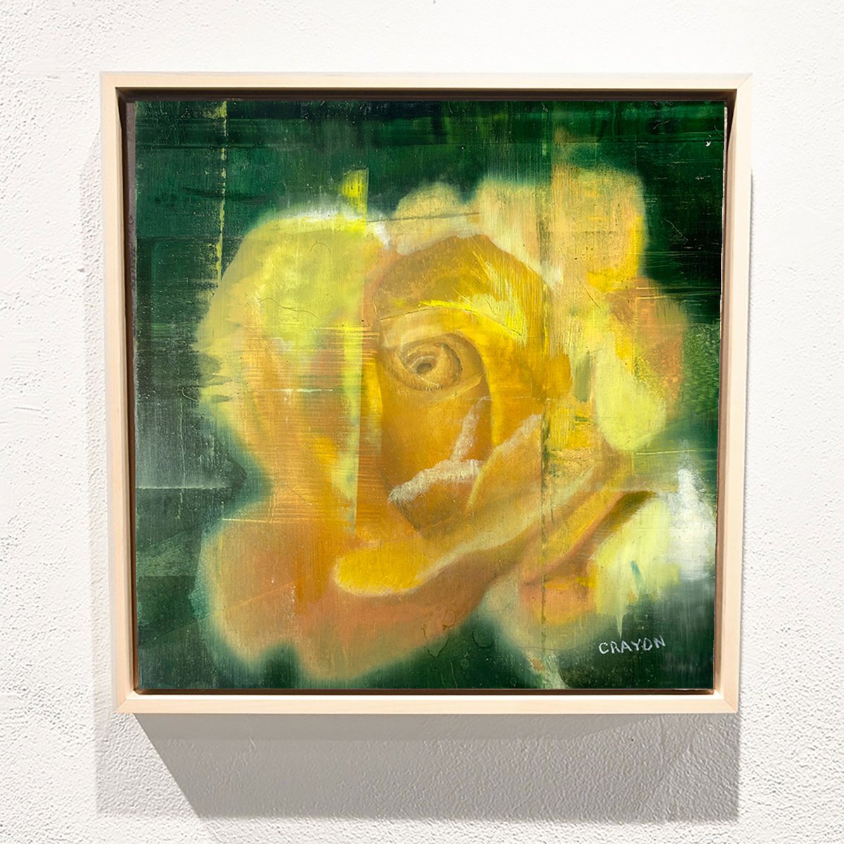Yellow Rose - 10x10" inch 25x25 cm