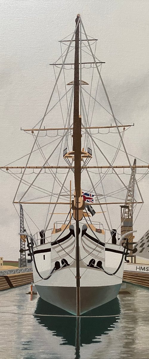 HMS Gannet by Jill Ann Harper