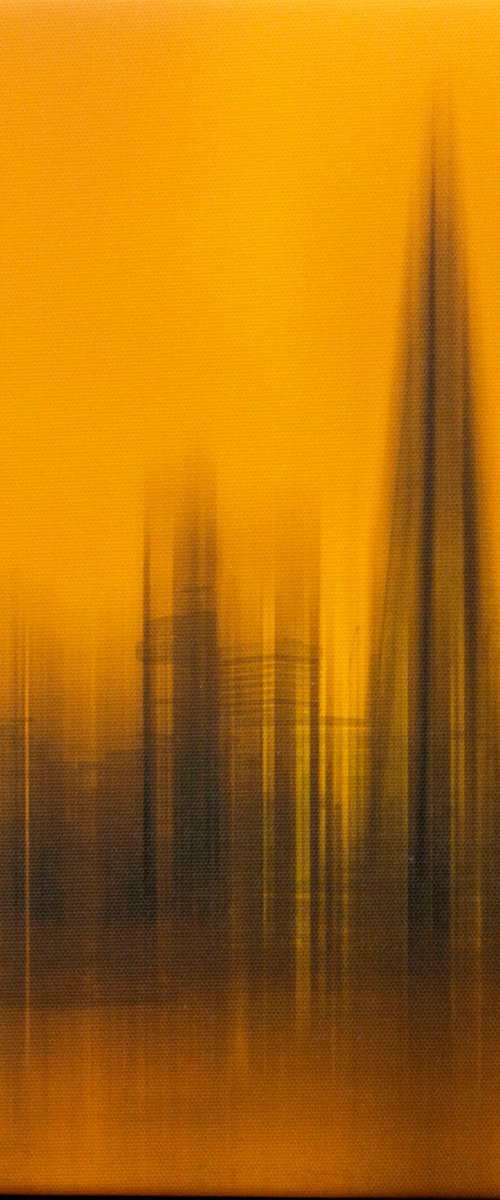 Abstract London: The Shard - Canvas Ready To Hang 12" x 12 Limited Edition #1/10 by Graham Briggs