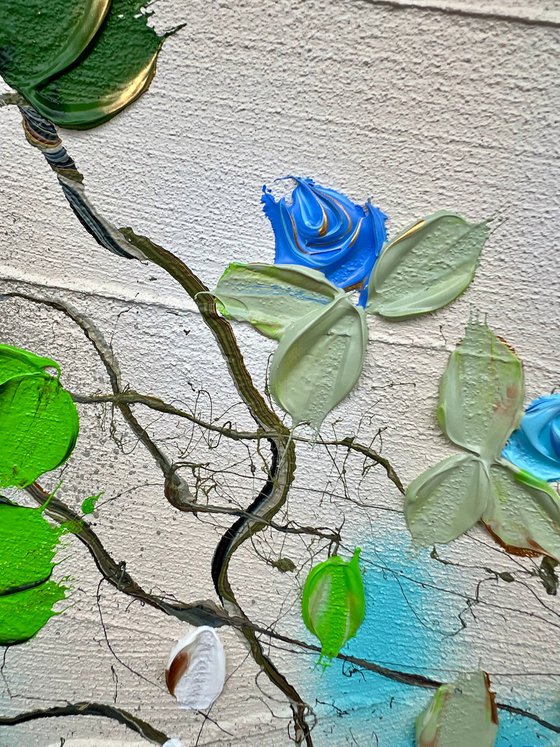 "Blue Floral»