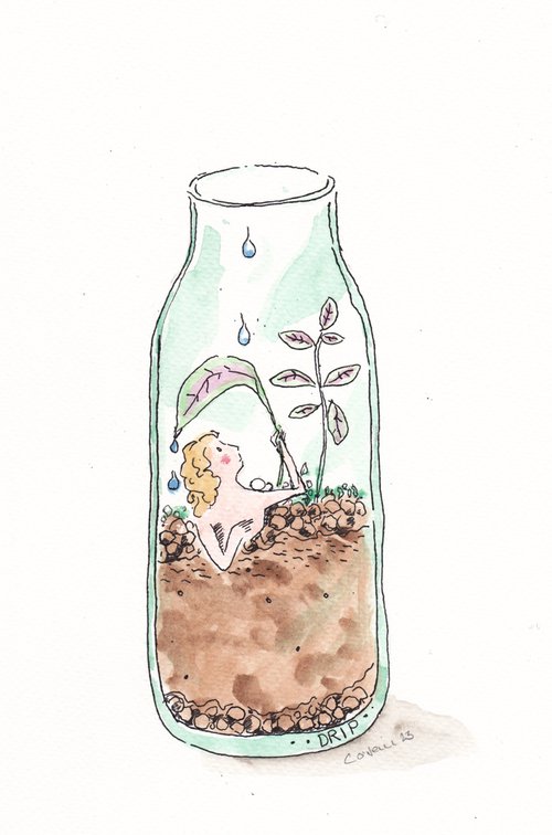 China Girl in a Terrarium - DRIP by Catherine O’Neill