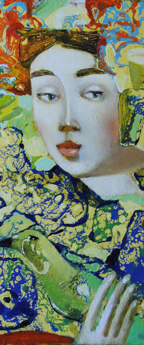 Oil Painting Original Signed Modern Contemporary art by Kate Kulish