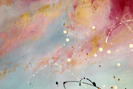 "The Good Place" #1  - Extra large original abstract painting