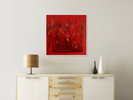 Ember Ground_30"X30" 2025