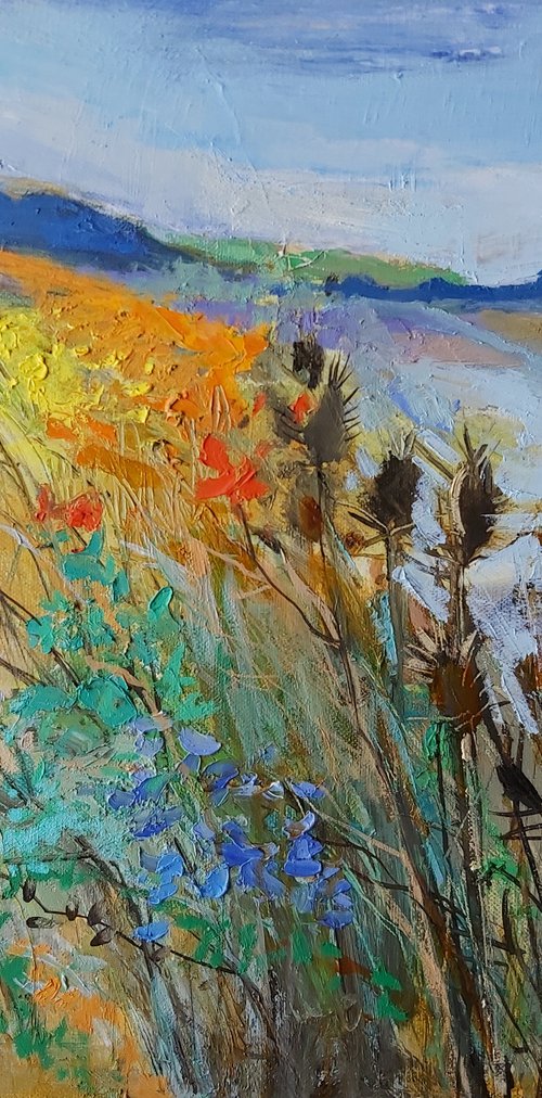 Summer landscape by Victoria Cozmolici