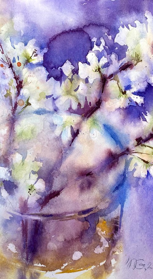 Cherry blossom by Natalia Galnbek