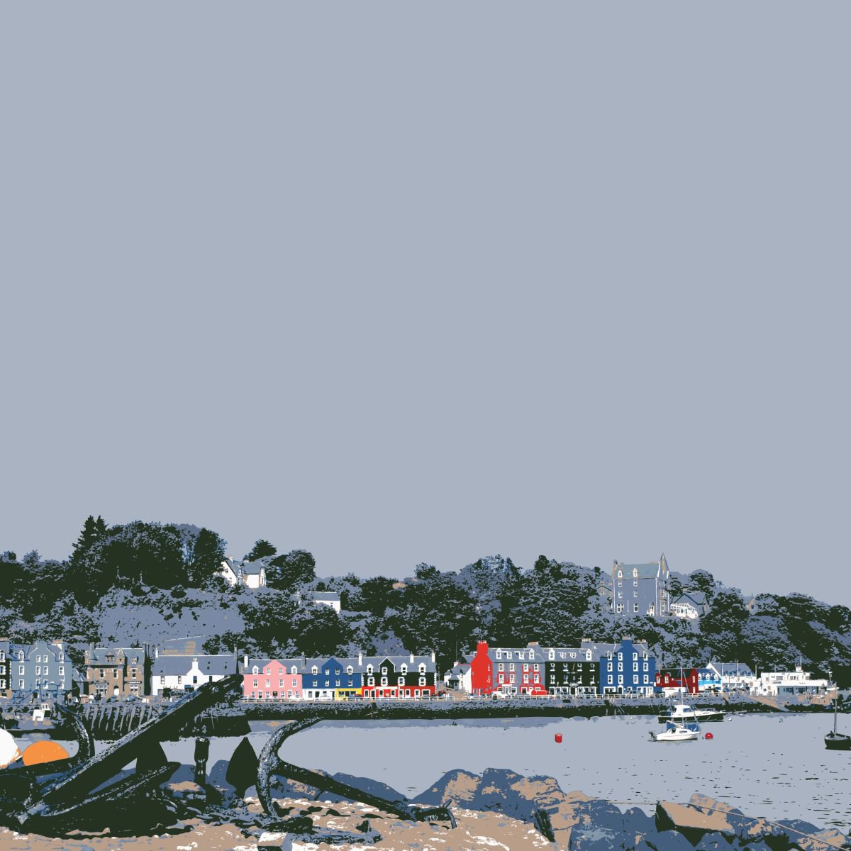 TOBERMORY ON THE SOUND OF MULL by Keith Dodd