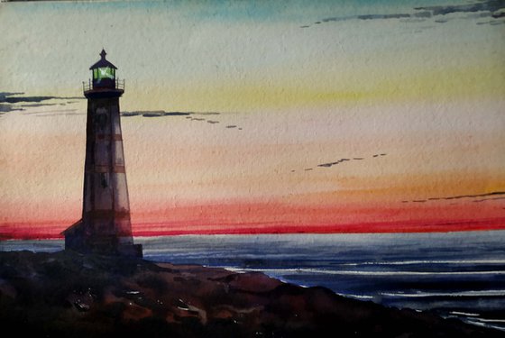 Sunset Lighthouse