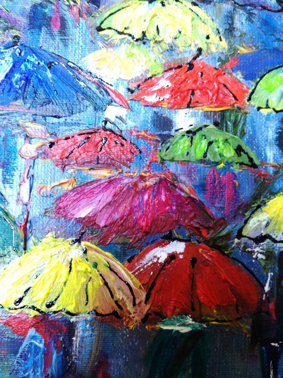Colored Umbrellas
