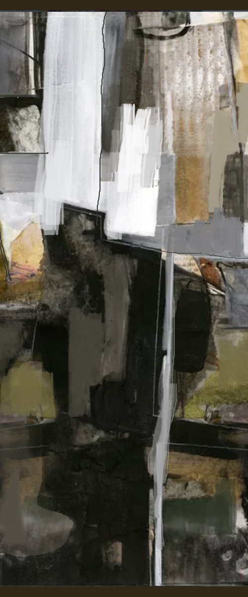 MENTAL ANGUISH  39"X60" by Joe McHarg
