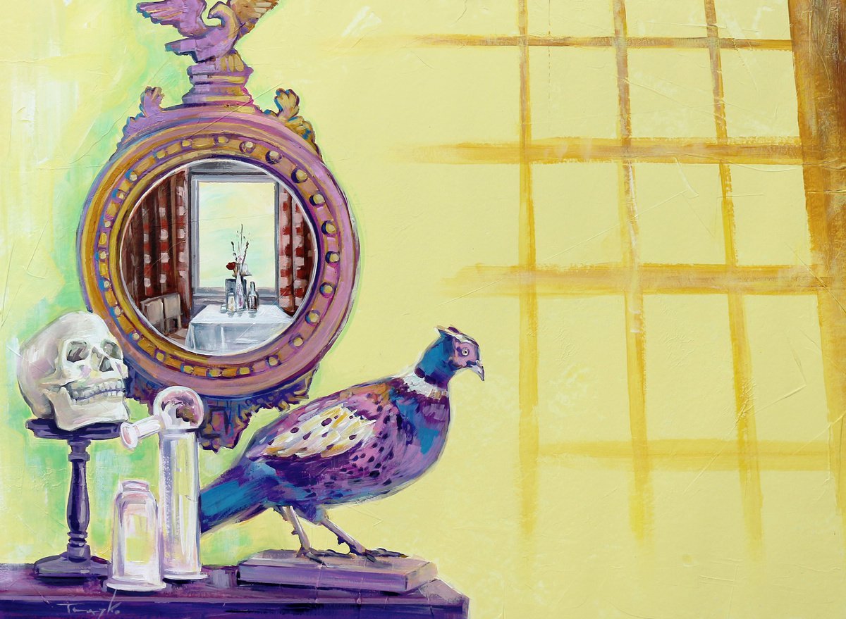  Reflections In The Mirror. Past And Present. By Trayko Popov, 30 X 22, Artwork For Sale On Artfinder