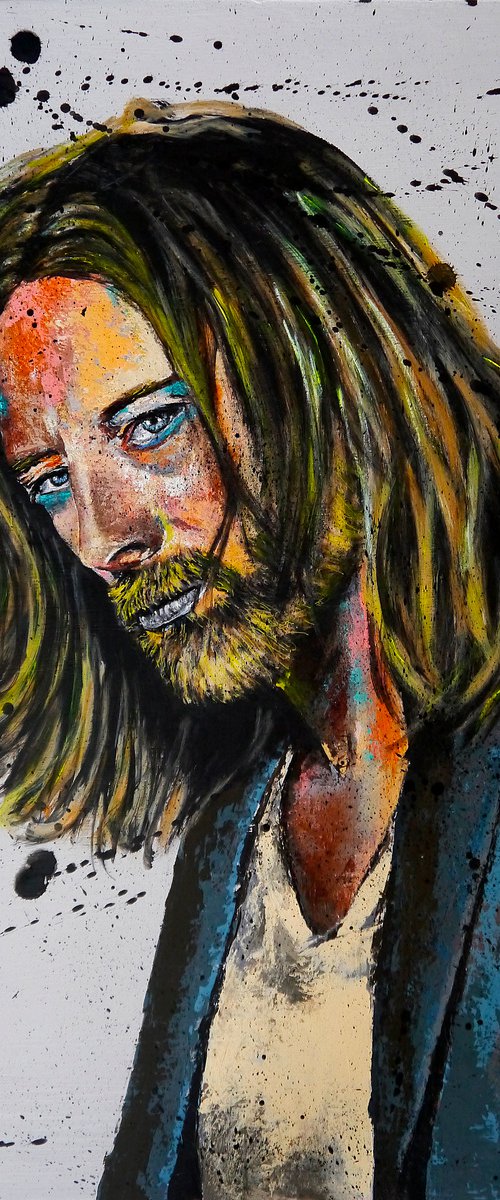 Portrait Thom Yorke Celebrity POP Radiohead 2021 by Bazevian DelaCapucinière