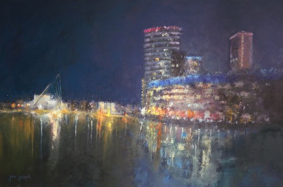 MediaCity, Manchester - Original painting, 30 x 20"