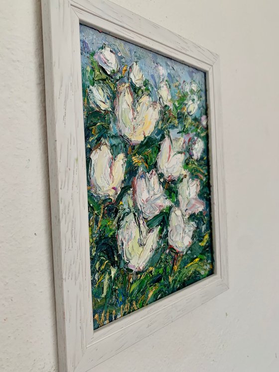 White flowers