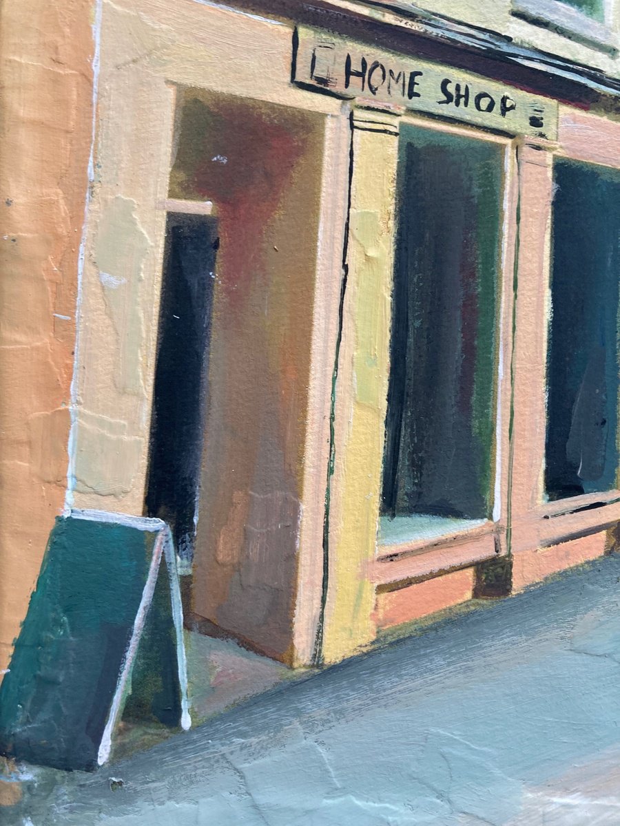 Peebles, Row Of Shops by Andrew Reid Wildman