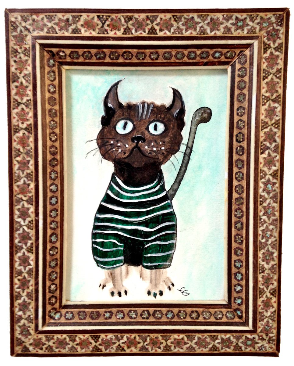 Pablo cat by Eleanor Gabriel
