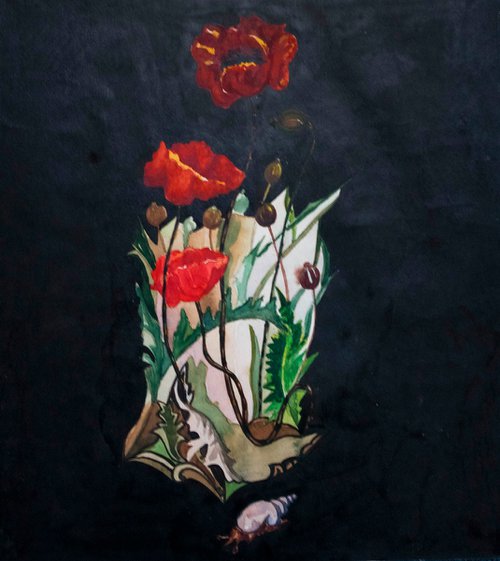 Poppies by Kateryna Bortsova