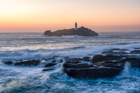 Godrevy Lighthouse Cornwall UK