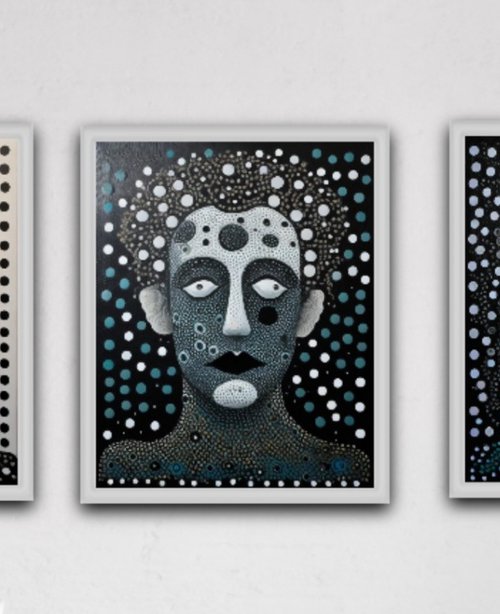 Triptych: Three Portraits by Sanja Jancic