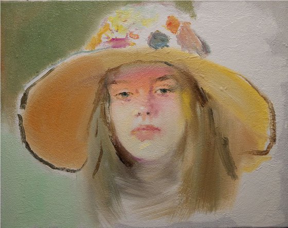 A Girl in a Hat