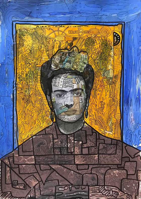 Portrait of Frida # 17