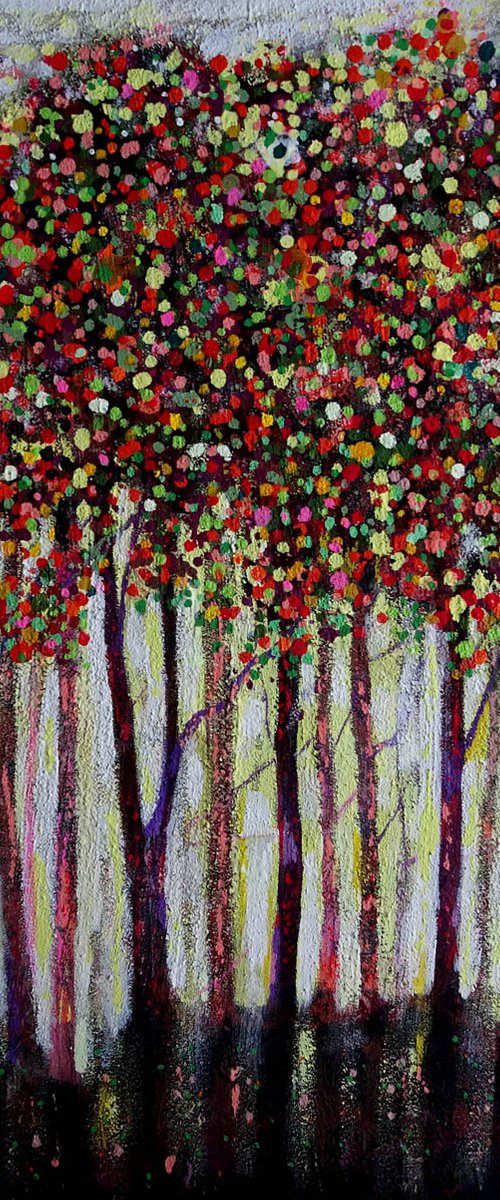 Trees 9 by Roz Edwards