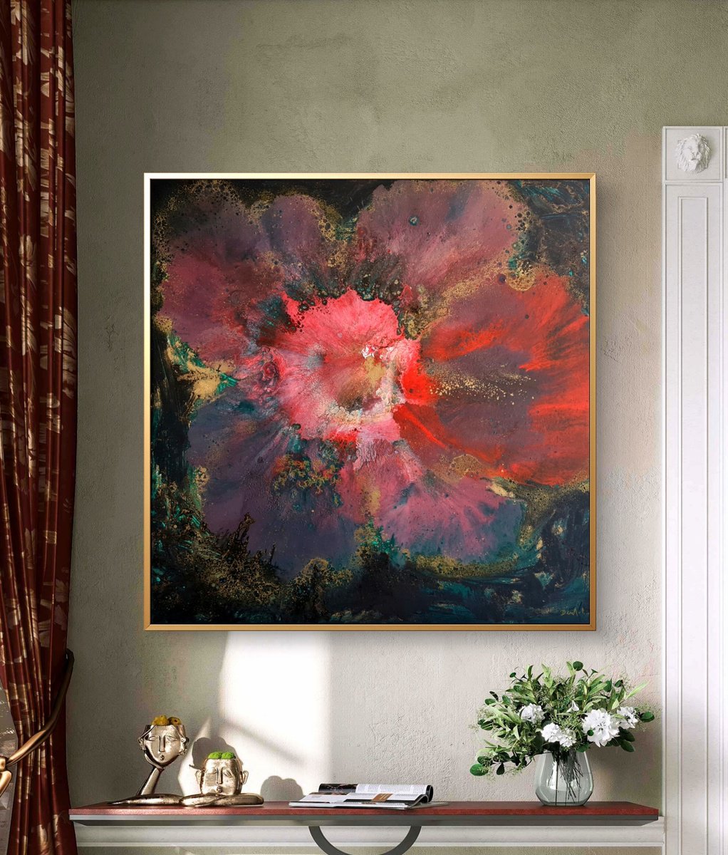 Reckless Love By Eleni Denart, 36 X 36, Artwork For Sale On Artfinder