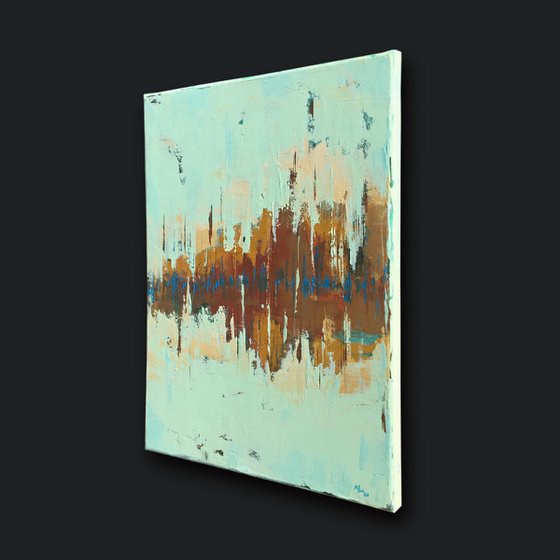 Horizontal Tear P1 - Abstract Painting