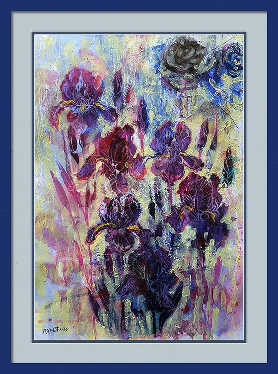 Fantasy with Flowers 339: paper 59x42cm