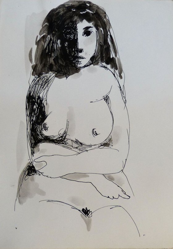 Surrealist Nude 1, 24x34 cm