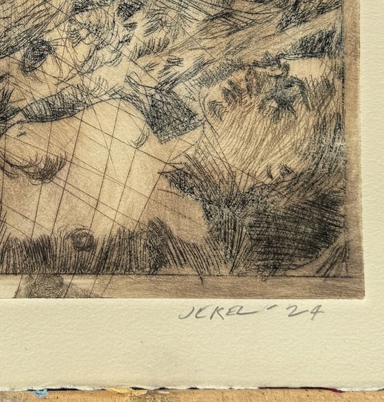 Sleeping Beauty Etching
