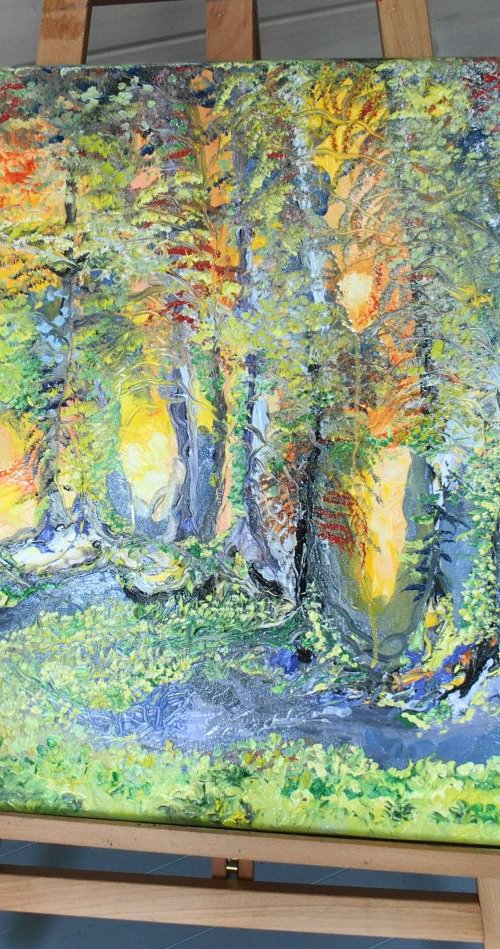 Bluebell Walk by Lesley Blackburn