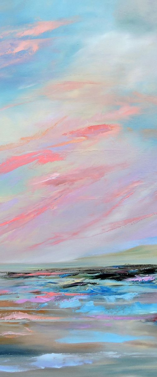 Opportunities for Great Day. Large painting, 30" x 48". by Veta  Barker