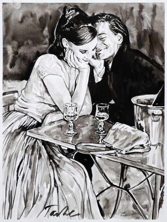 "Romantic date"/ 30x40cm