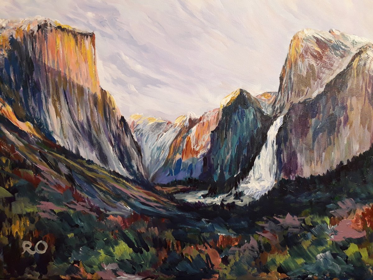  Yosemite California By Olga Rokhmanyuk | Roartus, 24 X 16, Artwork For Sale On Artfinder